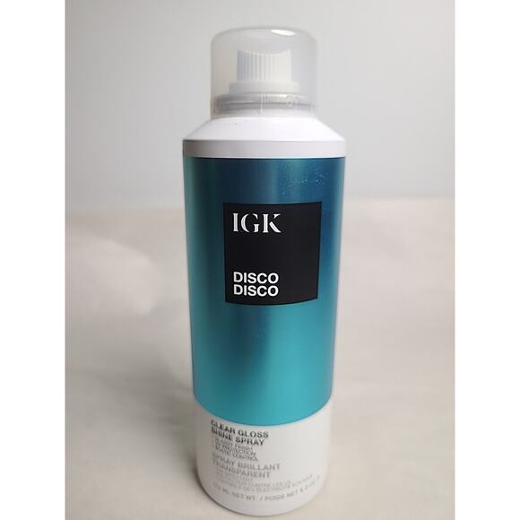 IGK Hair And Beauty DISCO DISCO Salon Clear Gloss Shine Spray 5.3 Oz - Picture 2 of 4